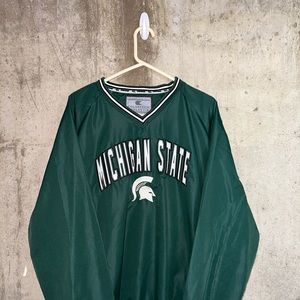 MICHIGAN STATE VINTAGE SWEATER/WINDBREAK